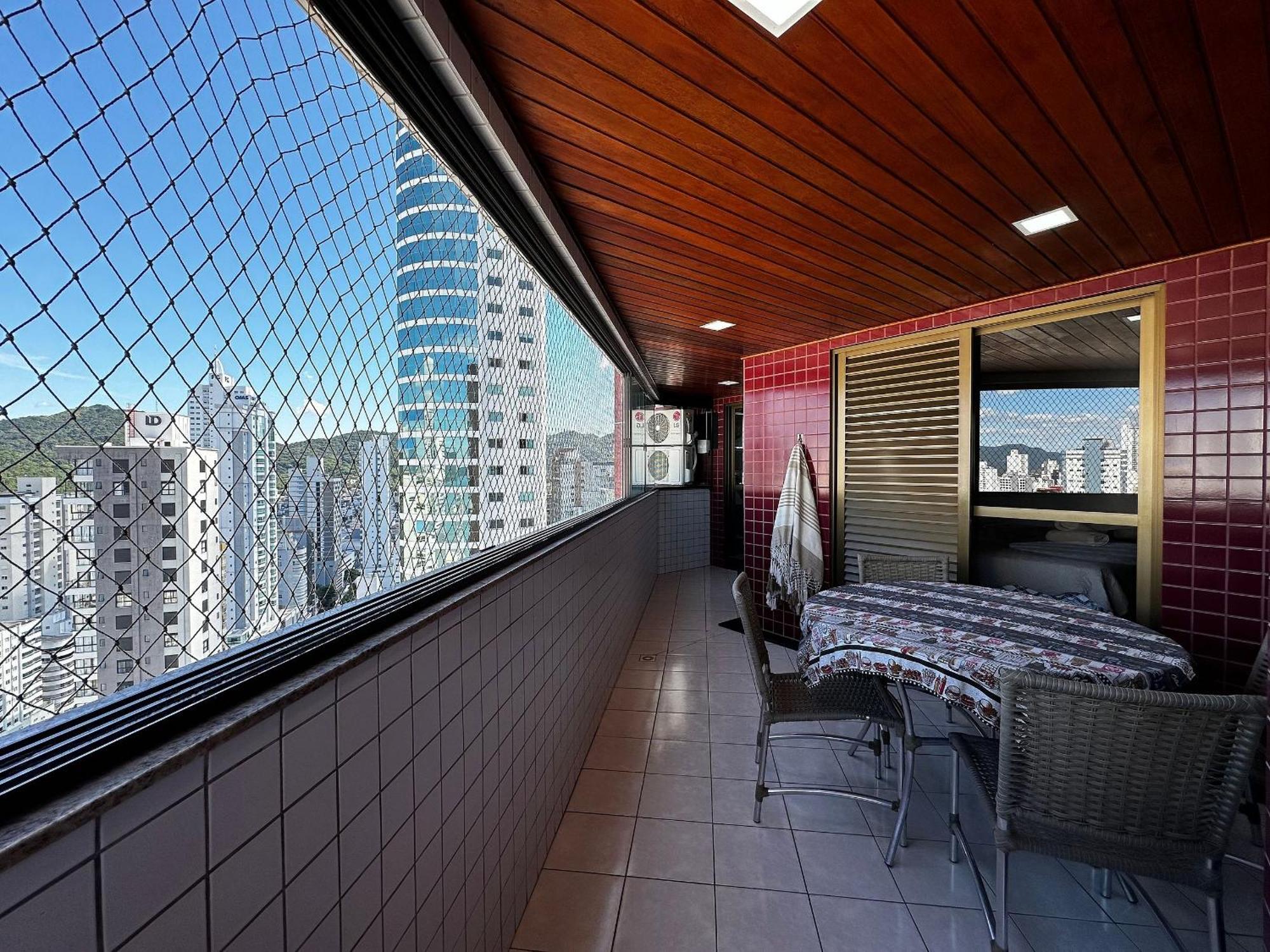 Ct01- Vista Mar| Telas Protecao| Churrasq, Garagem Balneario Camboriu Ngoại thất bức ảnh