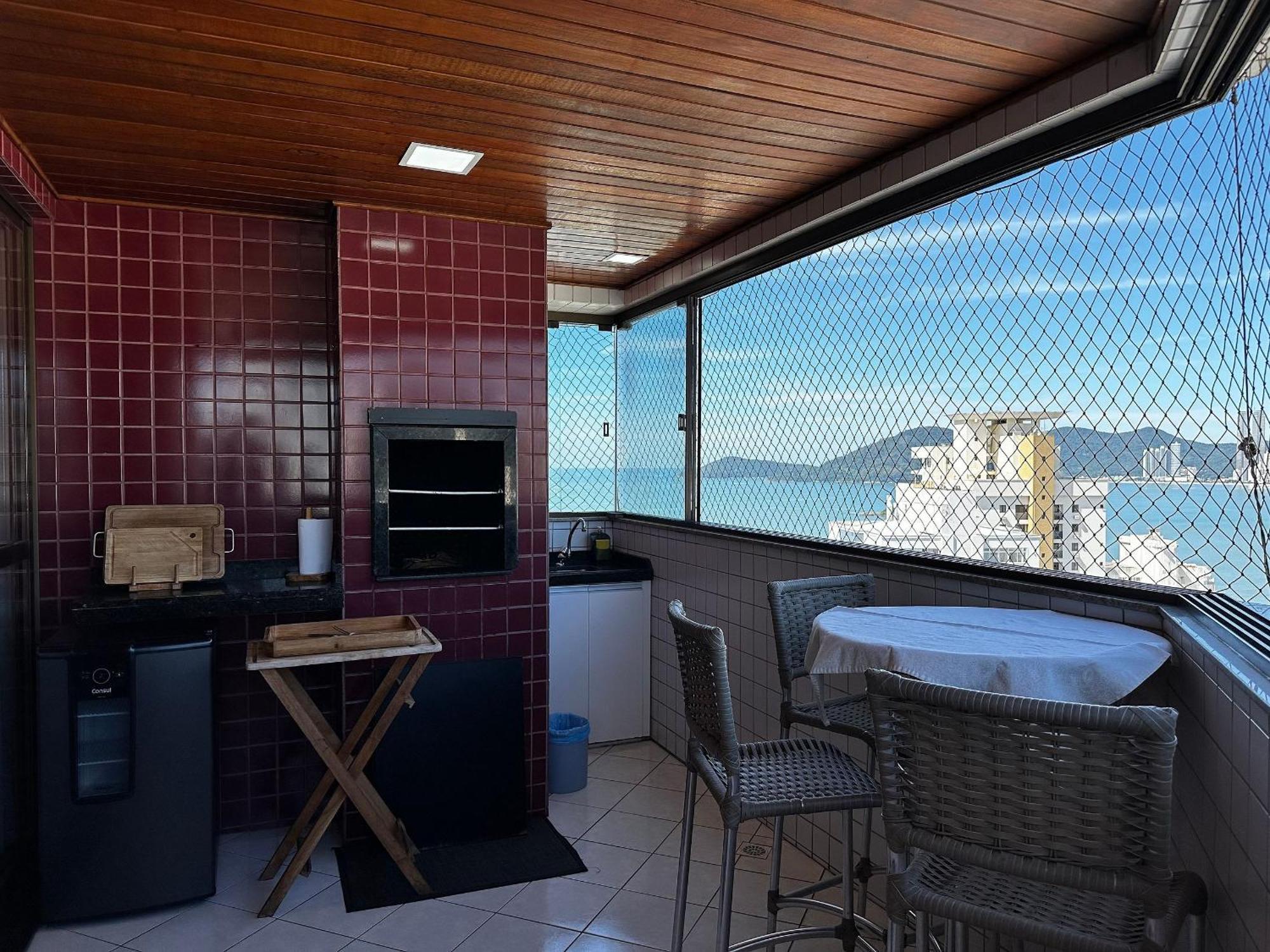 Ct01- Vista Mar| Telas Protecao| Churrasq, Garagem Balneario Camboriu Ngoại thất bức ảnh